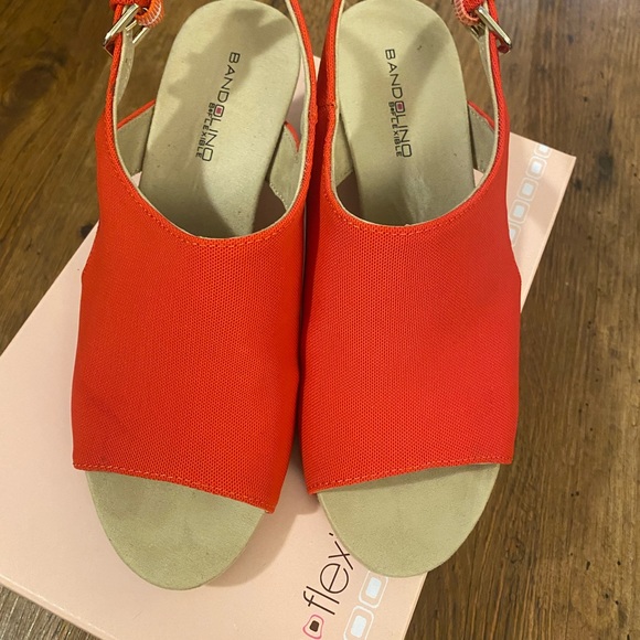 Holiday Getaway Cork Wedge 🔥Fire Engine Red sz 7 NWT - Picture 3 of 10